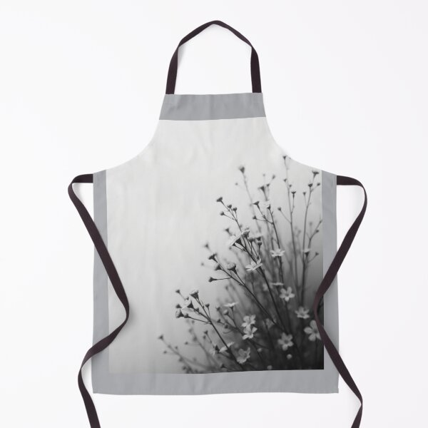 Item preview, Misty Black and White Little Flowers designed and sold by Sachie's Studio.