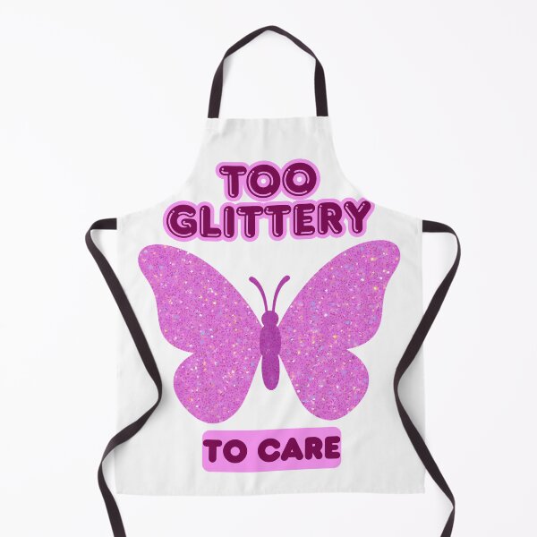 Item preview, Cute Girly Design – Too Glittery To Care designed and sold by RiaHoxStudio.