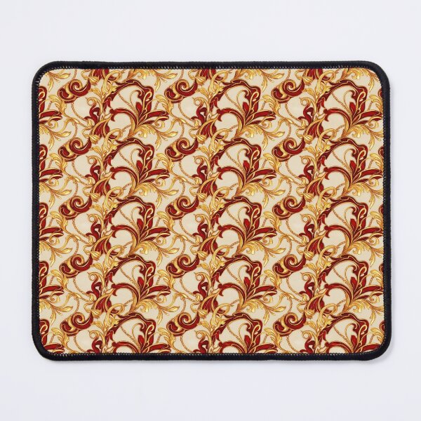 Item preview, Baroque Gold & Crimson Ornate Scroll designed and sold by prunusito.