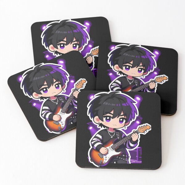 Item preview, music emo Cute Emo Guitarist Character designed and sold by Uglyandcute.