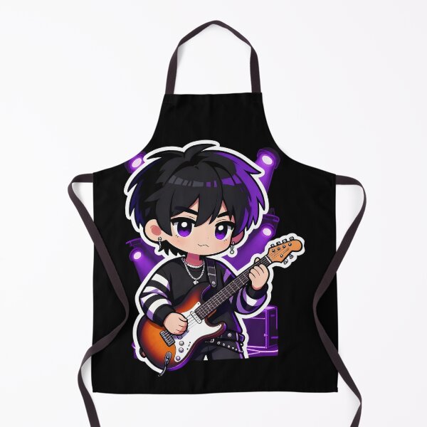 Item preview, music emo Cute Emo Guitarist Character designed and sold by Uglyandcute.