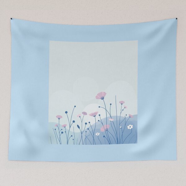 Item preview, Soft Misty Floral Little Flowers designed and sold by Sachie's Studio.