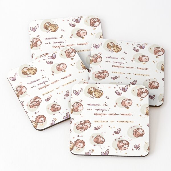Item preview, julian of norwich: begin with heart designed and sold by dimsdoodles.