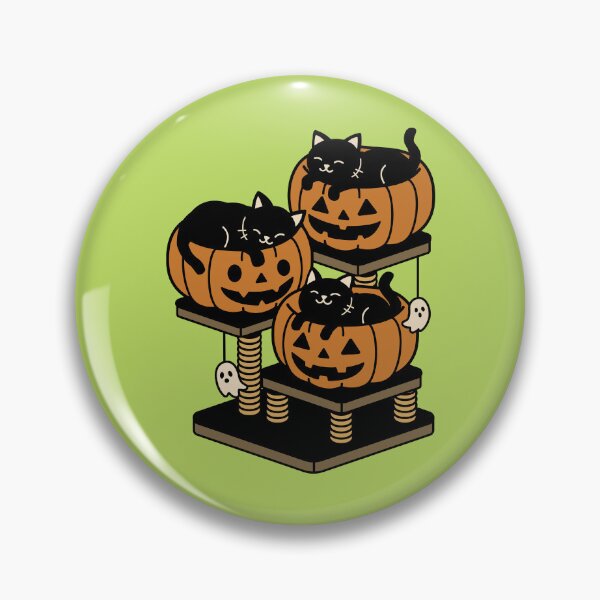 Item preview, Creepy Cat Condos - Jack o' Lantern designed and sold by KawaiiKrypt.