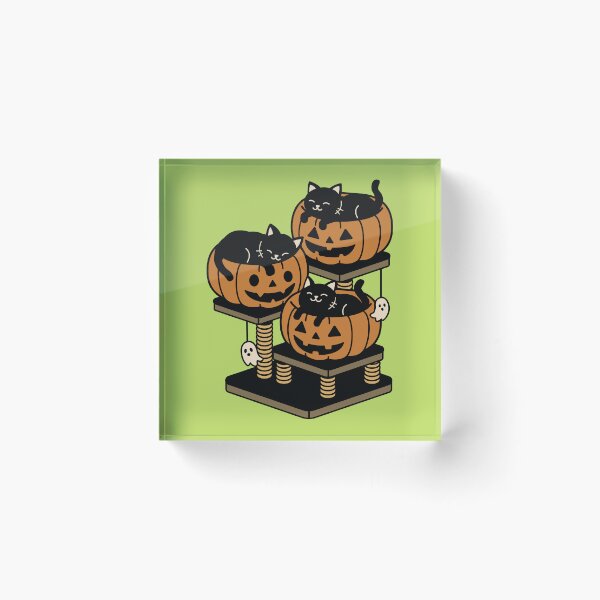 Item preview, Creepy Cat Condos - Jack o' Lantern designed and sold by KawaiiKrypt.