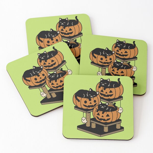 Item preview, Creepy Cat Condos - Jack o' Lantern designed and sold by KawaiiKrypt.