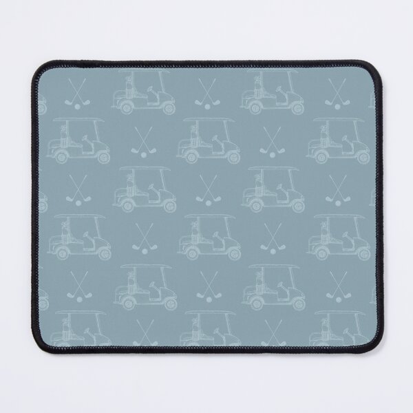 Item preview, Tonal Golf Carts & Clubs on Light Gray Azure designed and sold by KSimpson838.