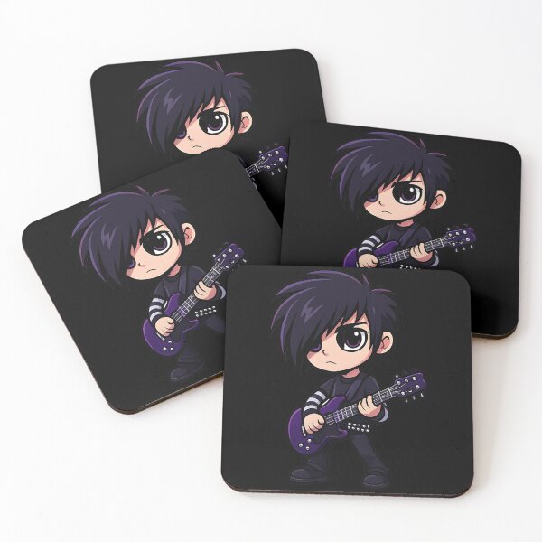 Item preview, music emo Cute Emo Guitarist Character designed and sold by Uglyandcute.