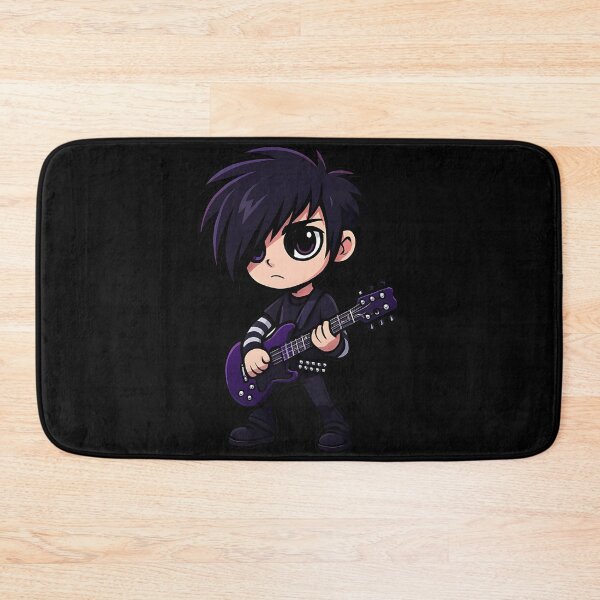 Item preview, music emo Cute Emo Guitarist Character designed and sold by Uglyandcute.