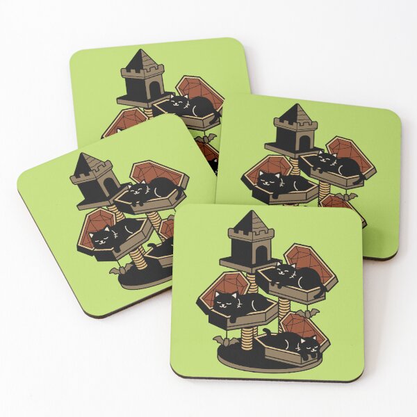 Item preview, Creepy Cat Condos - Vampire Coffins designed and sold by KawaiiKrypt.