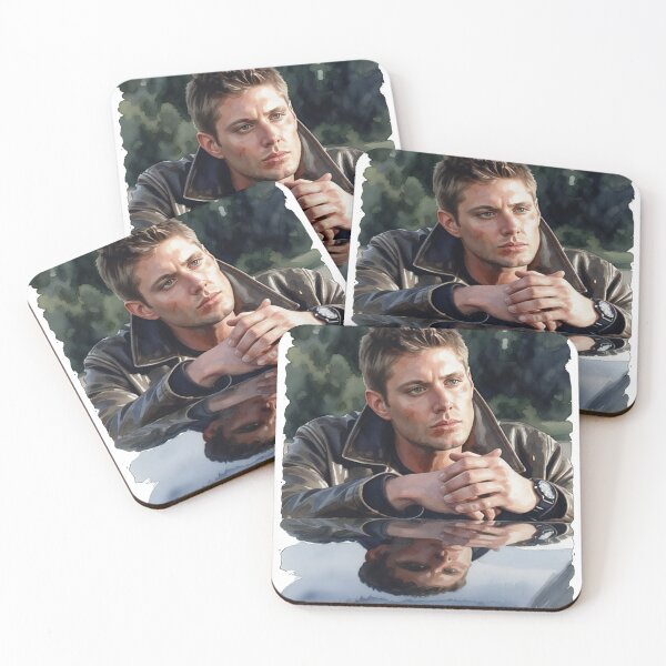 Item preview, Dean Winchester: Watercolor Hunter Portrait designed and sold by printsseraph.