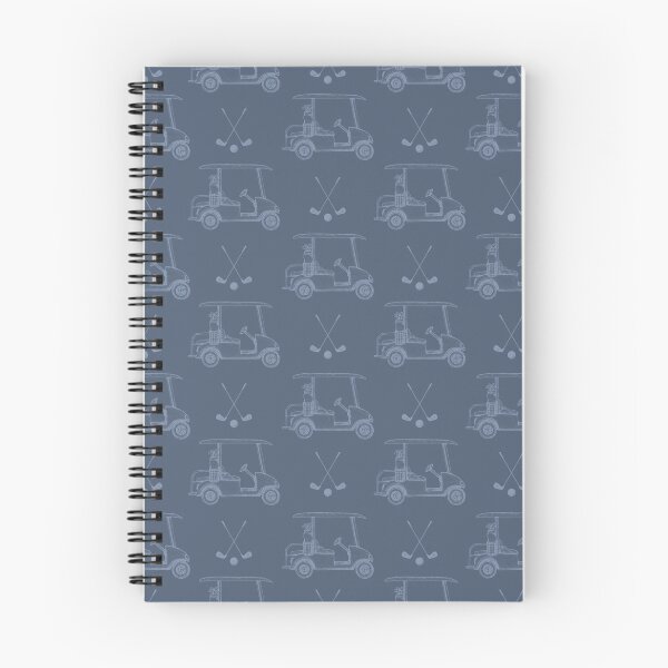 Item preview, Tonal Golf Carts & Clubs on Dark Gray Blue designed and sold by KSimpson838.