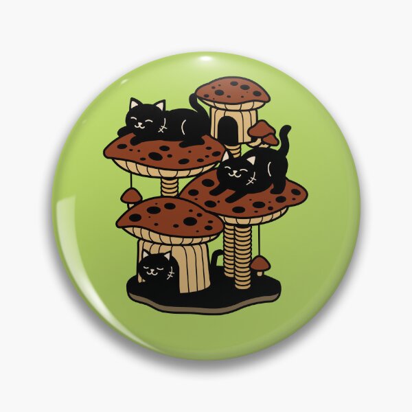 Item preview, Creepy Cat Condos - Fungi Mushrooms designed and sold by KawaiiKrypt.