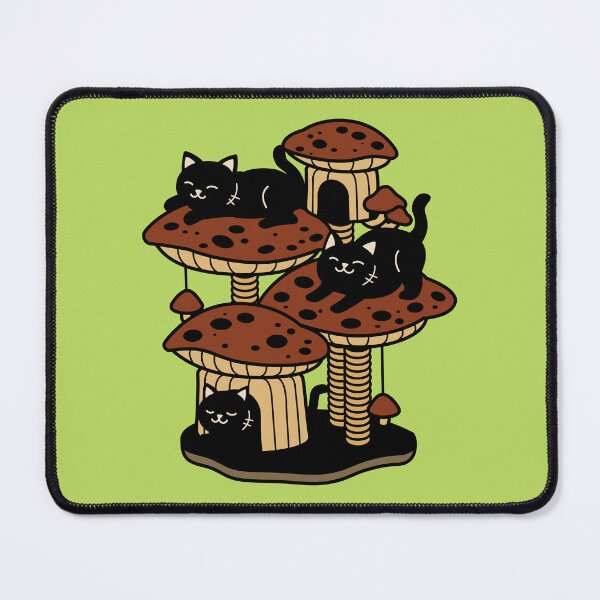 Item preview, Creepy Cat Condos - Fungi Mushrooms designed and sold by KawaiiKrypt.
