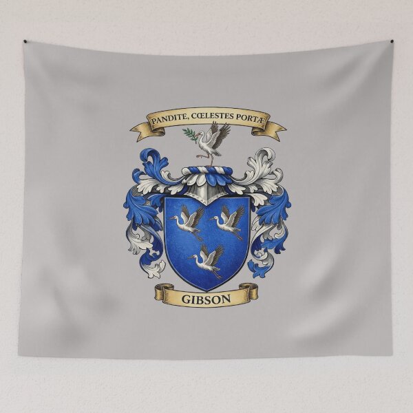 Item preview, The Gibson Family Coat of Arms designed and sold by BagTown Clans.