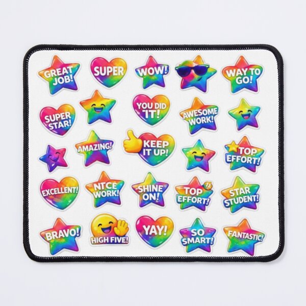 Item preview, Rainbow Motivational Teacher Sticker Sheet – 20 Classroom Reward Stickers designed and sold by Nara8.