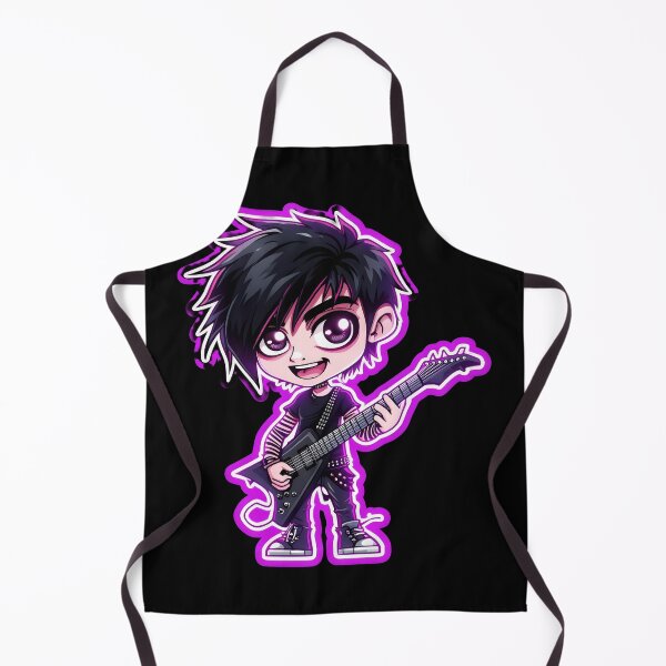 Item preview, music emo Cute Emo Guitarist Character designed and sold by Uglyandcute.