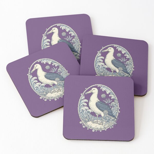 Item preview, Albatross Ocean Wave Nautical Art designed and sold by BirdsnStuff.