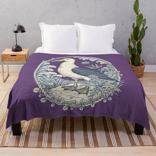 Item preview, Albatross Ocean Wave Nautical Art designed and sold by BirdsnStuff.