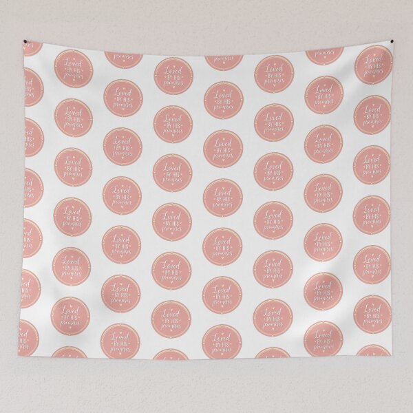 Item preview, Loved by His Promises Christian Valentine Sticker designed and sold by Illustrated Faith.