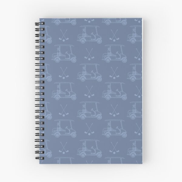 Item preview, Tonal Golf Carts & Clubs on Gray Blue designed and sold by KSimpson838.