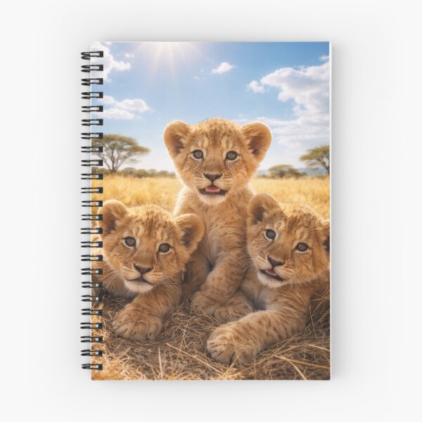 Item preview, Three Lion Cubs Under the Sun designed and sold by JuViRo.