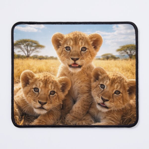 Item preview, Three Lion Cubs Under the Sun designed and sold by JuViRo.