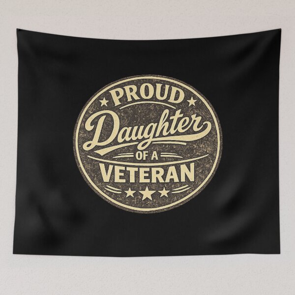 Item preview, Proud Daughter of a Veteran designed and sold by DIRTYDUNNZ.