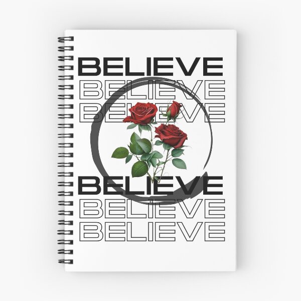 Item preview, Minimalist Red Rose Believe Design designed and sold by LoraDesign98.