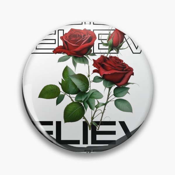 Item preview, Minimalist Red Rose Believe Design designed and sold by LoraDesign98.