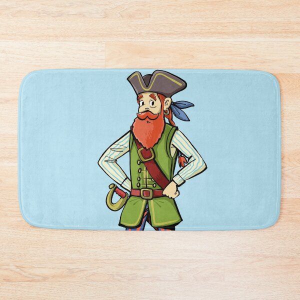 Item preview, friendly look pirate with a red beard designed and sold by duxpavlic.