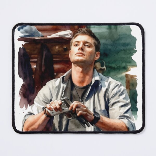 Item preview, Dean Winchester: Watercolor Hunter Portrait 2 designed and sold by printsseraph.