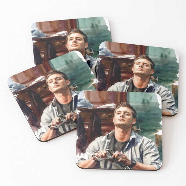 Item preview, Dean Winchester: Watercolor Hunter Portrait 2 designed and sold by printsseraph.