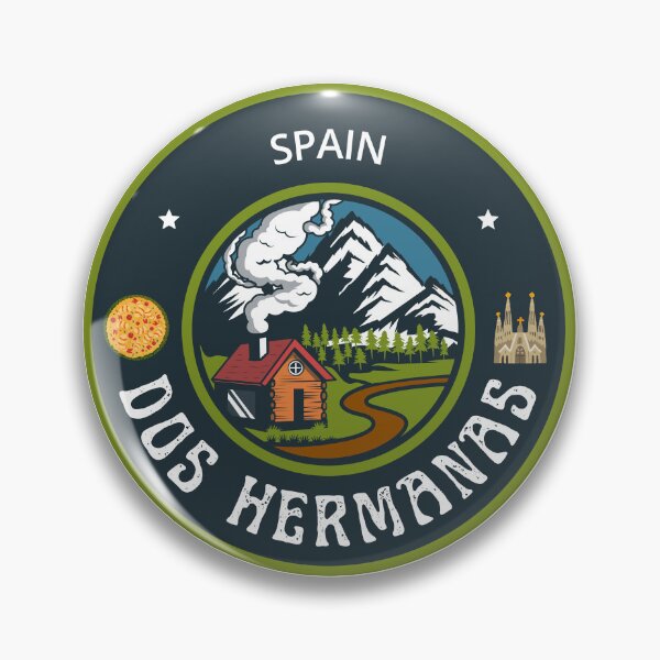 Item preview, Dos Hermanas Spain | Green Travel Emblem designed and sold by World Designs.