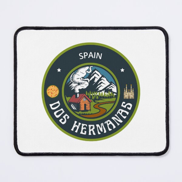 Item preview, Dos Hermanas Spain | Green Travel Emblem designed and sold by World Designs.
