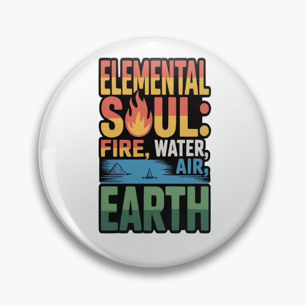 Item preview, Elemental Soul – Fire Water Air Earth Fantasy Elements Shirt designed and sold by MoodThreadz.
