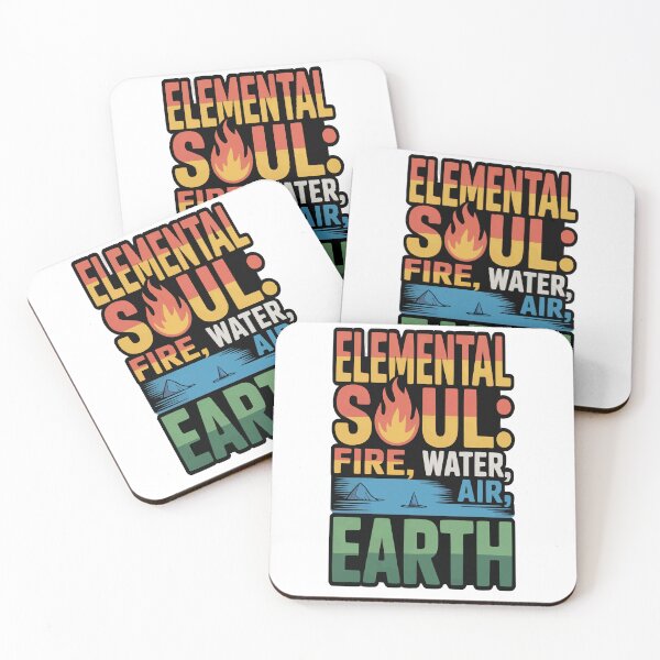 Item preview, Elemental Soul – Fire Water Air Earth Fantasy Elements Shirt designed and sold by MoodThreadz.