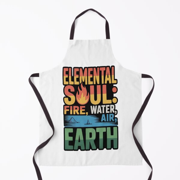 Item preview, Elemental Soul – Fire Water Air Earth Fantasy Elements Shirt designed and sold by MoodThreadz.