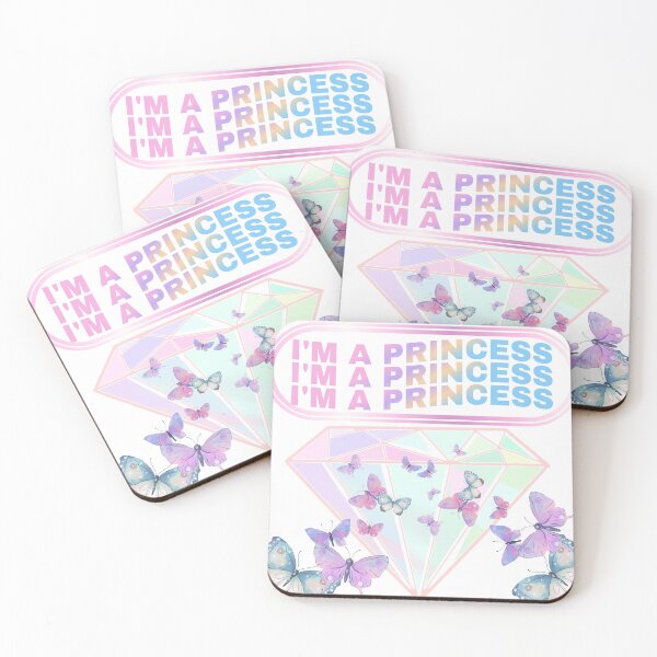 Item preview, Y2K Soft Girl Princess Quote with Magic Butterflies designed and sold by LoraDesign98.