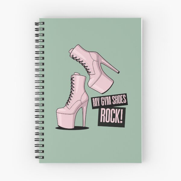 Item preview, My Gym Shoes Rock Pole Heels designed and sold by posteratorshop.