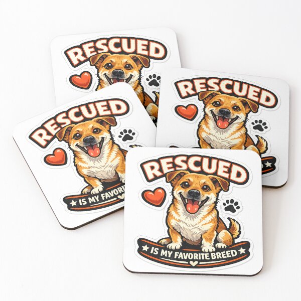 Item preview, Rescued Is My Favorite Breed Dog designed and sold by rocknrollstyles.