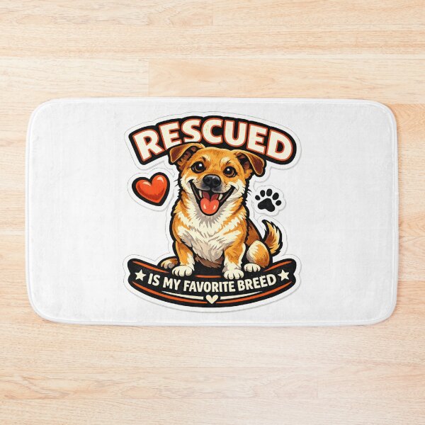 Item preview, Rescued Is My Favorite Breed Dog designed and sold by rocknrollstyles.