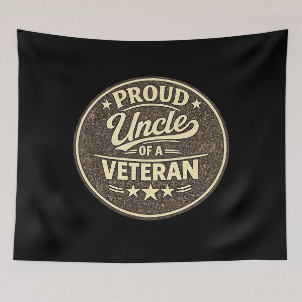 Item preview, Proud Uncle of a Veteran designed and sold by DIRTYDUNNZ.