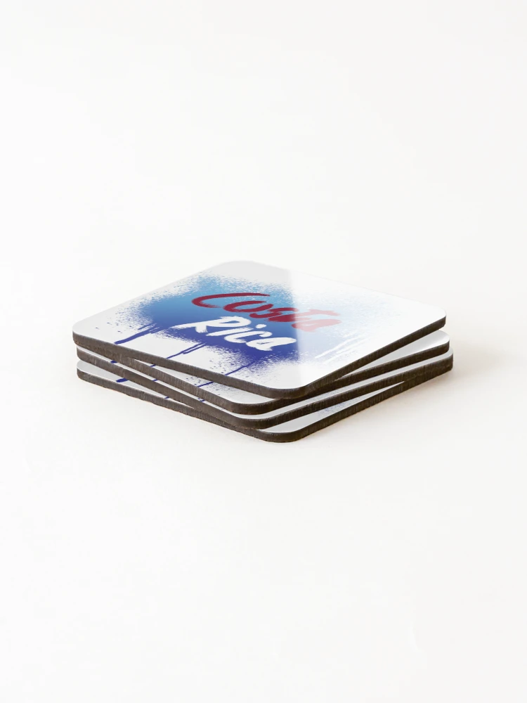 Thumbnail 4 of 5, Coasters (Set of 4), Costa Rica Spray Paint designed and sold by JungleJava.