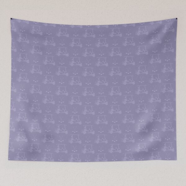 Item preview, Tonal Golf Carts & Clubs on Light Gray Indigo designed and sold by KSimpson838.