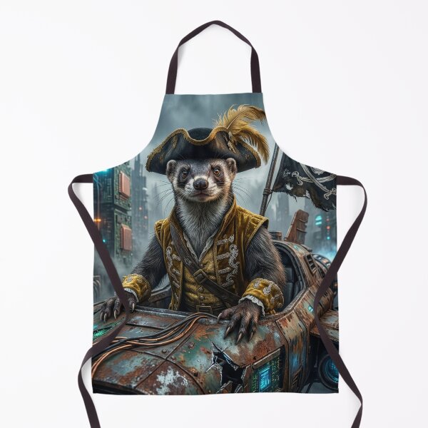 Item preview, Weasel Hacker Pirate designed and sold by Tridentulus.