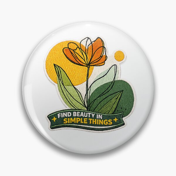 Item preview, Find Beauty in Simple Things Patch designed and sold by Mastermind-Art.