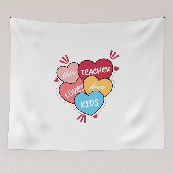 Item preview,  Teach Love Inspire - Retro Teacher Valentine Aesthetic designed and sold by Krasnovaovaova.