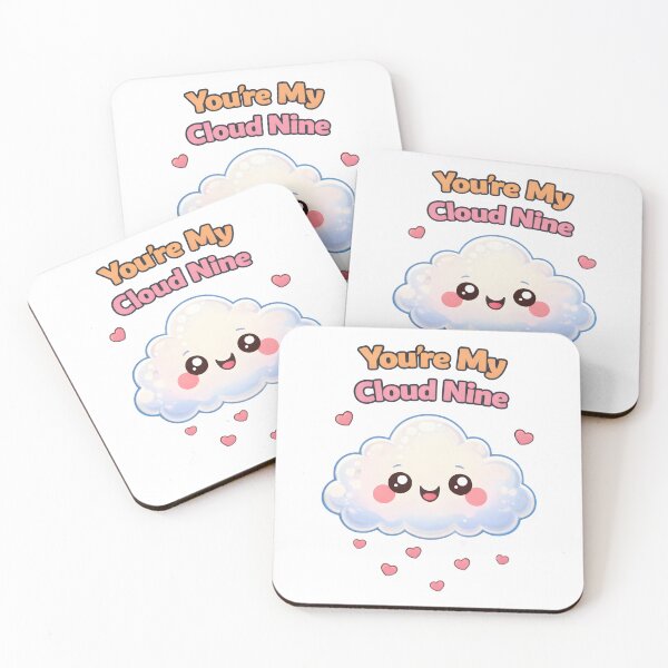 Item preview, "You're My Cloud Nine" Cute Kawaii Love Design. designed and sold by The-T-In-Retro.
