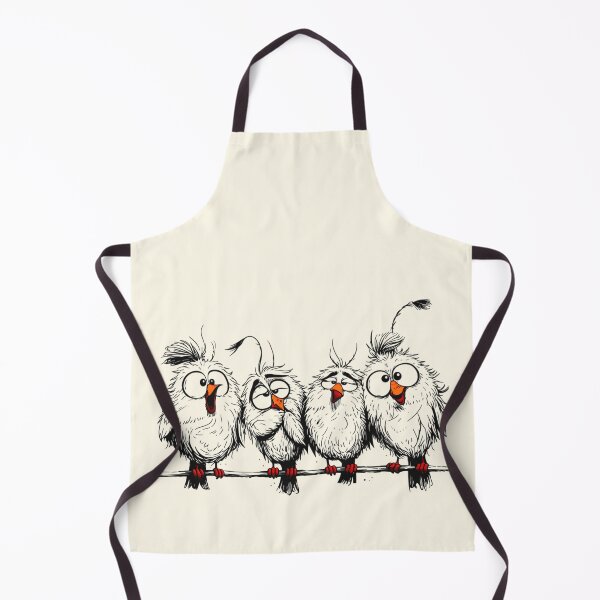 Item preview, Funny birds black and white minimalist art designed and sold by Natart1004.